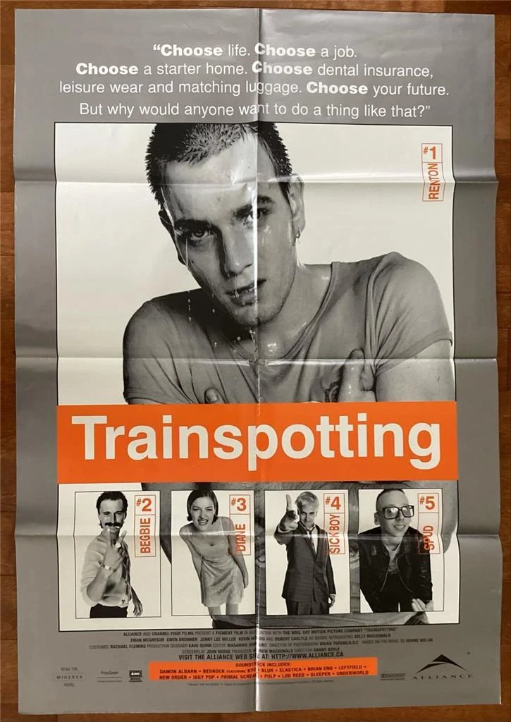 Trainspotting Poster In Movie Memorabilia Original Us Posters