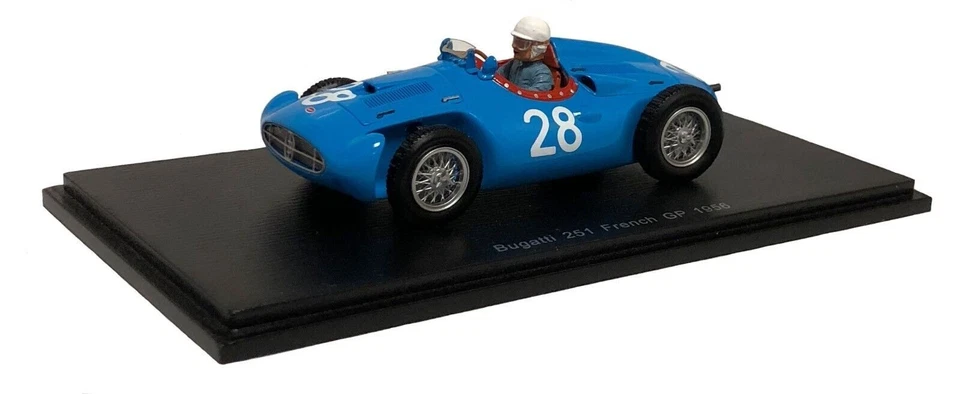 1/43 Spark Diecast S5280 - Bugatti 251 French GP 1956 - NEW - Image 3 of 3