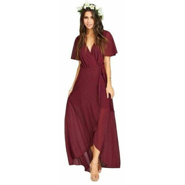 show me your mumu burgundy dress Show Me Your Mumu  revu