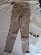 Image of Dublin Ascent Pro Form Gel Full Seat Breeches Beige Size A6 / 24