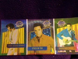 RARE ELVIS PRESLEY RIVER GROUP FOIL 3 CARDS SET  # 24~33~28 SHEET MINT CONDITION