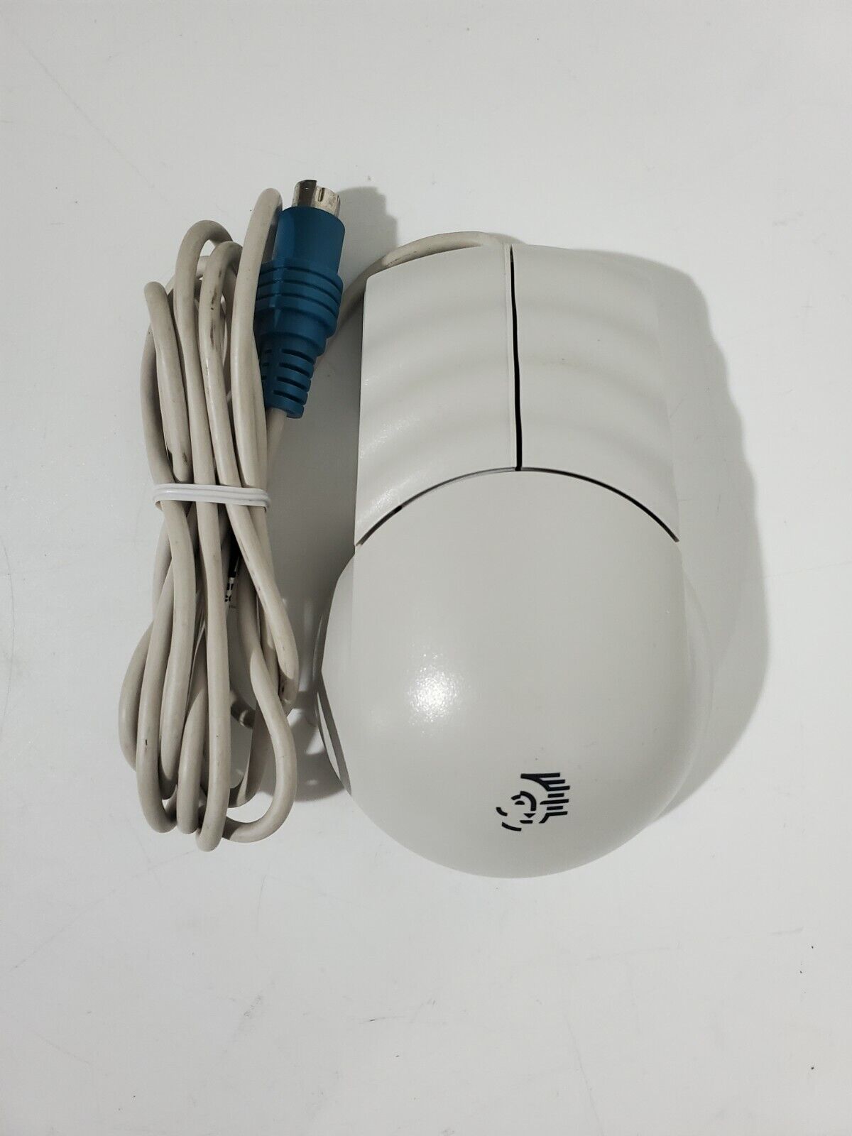 Vintage PACKARD BELL Wired PS/2 Mechanical Mouse 2-Button White MUSBJ