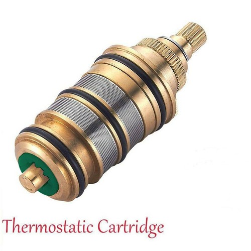 Replacement Brass Thermostatic Cartridge Shower Mixer Valve Bar Repair Kit UK - Picture 2 of 17