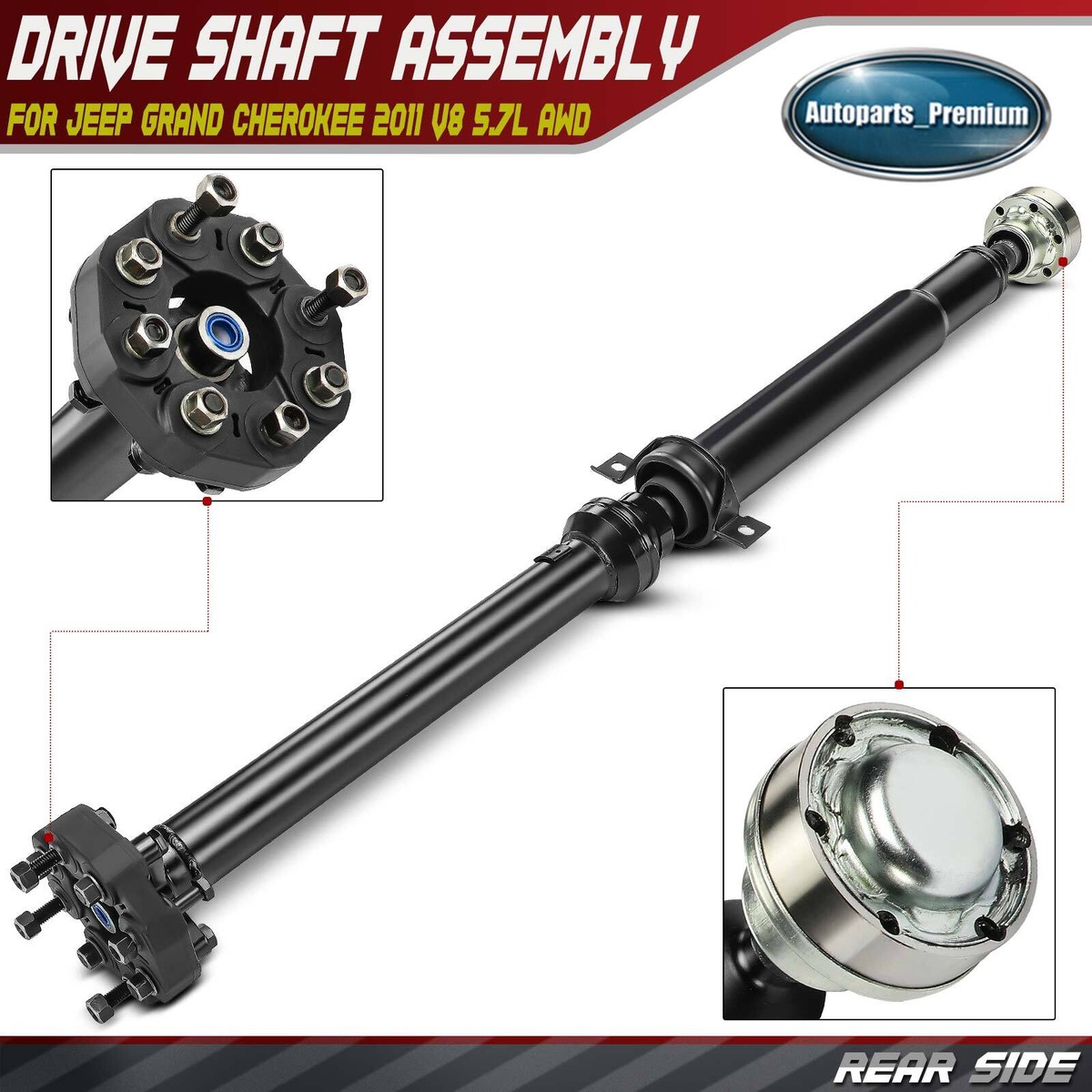 Rear Driveshaft Prop Shaft Assembly for Jeep WK2 Grand Cherokee