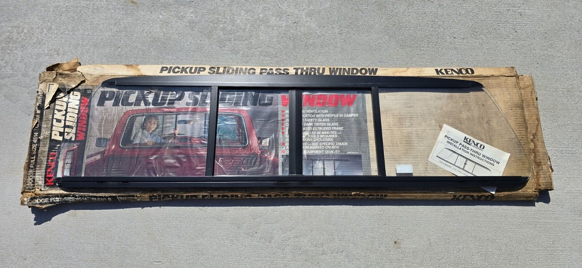 NOS Kenco Rear Pass Thru Sliding window Dodge Truck 1975-1993 76