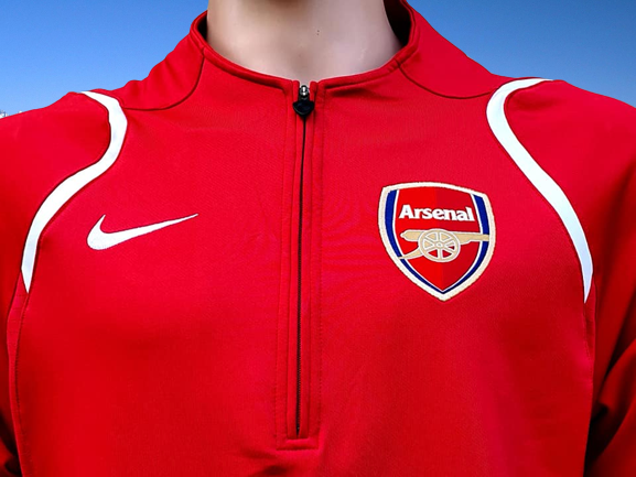 ARSENAL FC 2005-2007 Nike DriFit Total 90 TRAINING TRACK TOP ARSENAL FC 2005-2007 Nike DriFit Total 90 TRAINING TRACK TOP