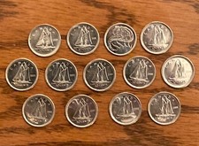 Complete set of 2000-2009 Canada 10 cents dimes **combined shipping** 13 COINS