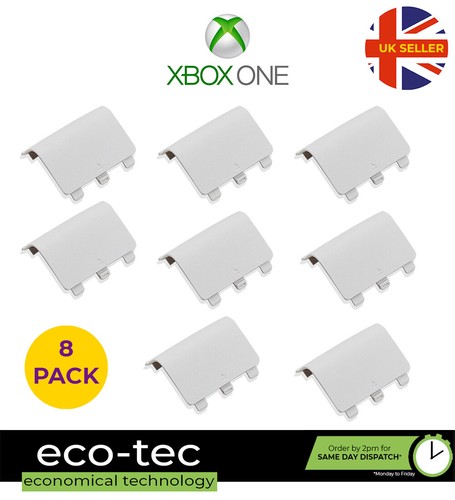 White Battery Pack Holder Cover Back Shell Replacement for Xbox One Controllers - Picture 9 of 9
