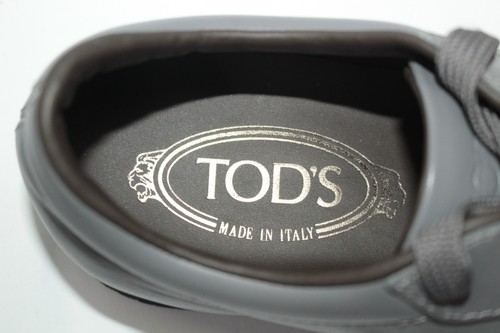 TOD'S women shoes sz 8 Europe 39 gray leather S9304 - Picture 4 of 6