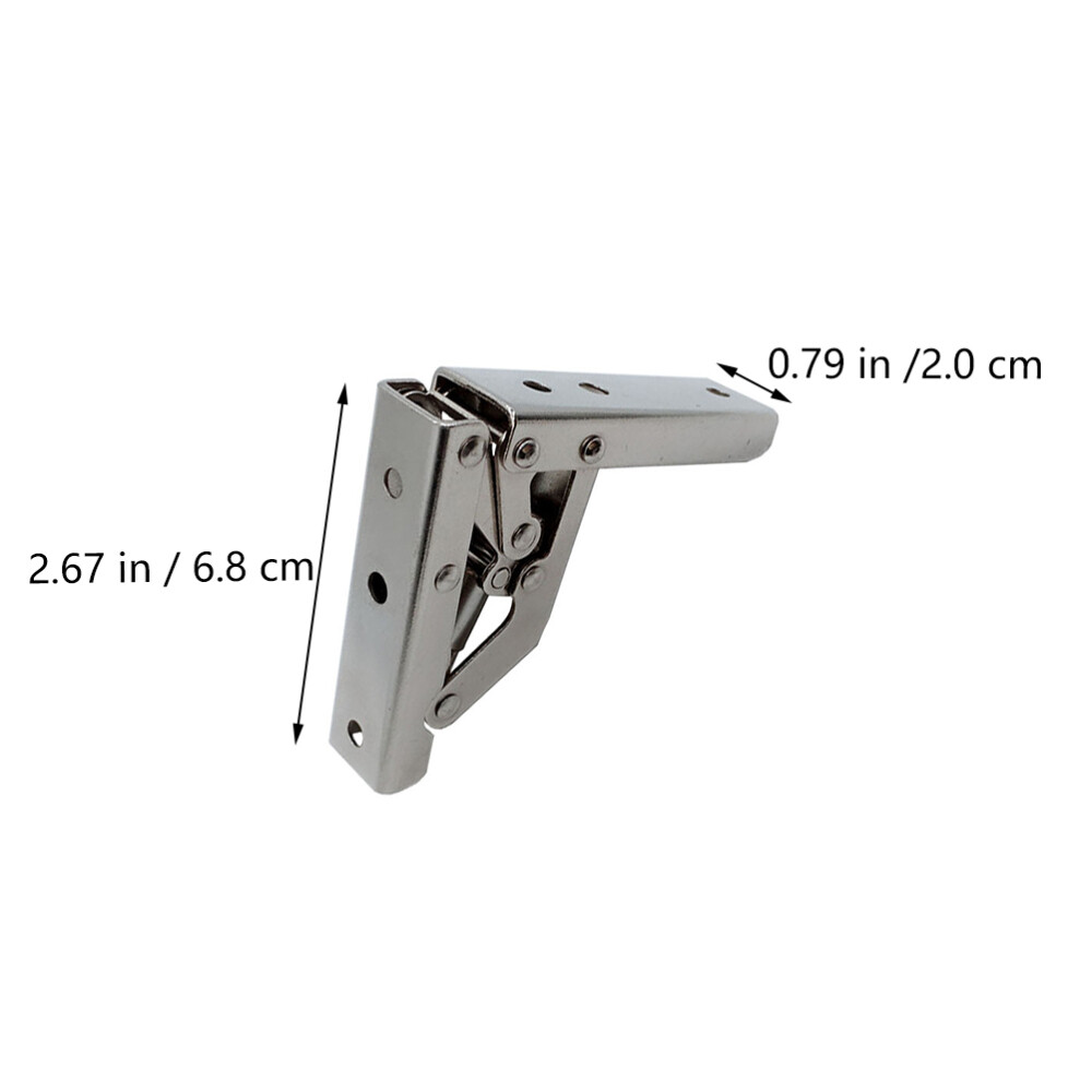 KAFENDA 90-Degree Folding Hinges – 2-Pack, Hard Closing, Concealed Mount, Cold Rolled Steel, Nickel Plated, For Cabinets, Doors, Tables