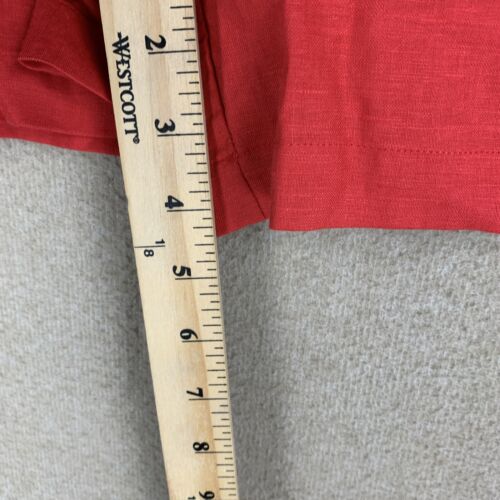 Petite Sophisticate Damen Shorts P (23,5 x 16) rot Leinen Skort Bermuda Wickeloptik - Bild 7 von 17