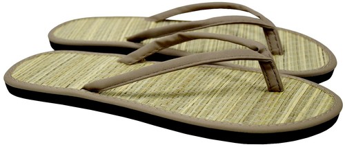 Tongs avec imprimé palmiers 'My beach spirit' - BLEU - Homme - 6.30