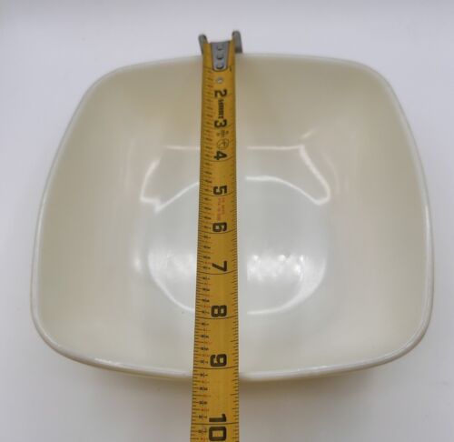 Vntg Pyrex Hostess Mixing Serving Bowl 525B 025 Red 525B Yellow SQUARE No Lids - Picture 19 of 22