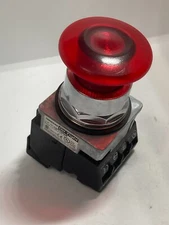 SIEMENS 52PP2GRAB PUSH PULL OP TRANSFORMER LED RED EMERGENCY STOP 1NO/1NC NNB