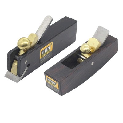 2PIECES SMALL SIZE WOOD PLANE HAND THUMB DETAIL PLANER SET 