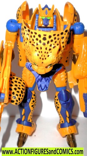 Transformers Beast Wars 1996 CHEETOR complete 1995 vintage green eyes cheetah - Picture 8 of 10