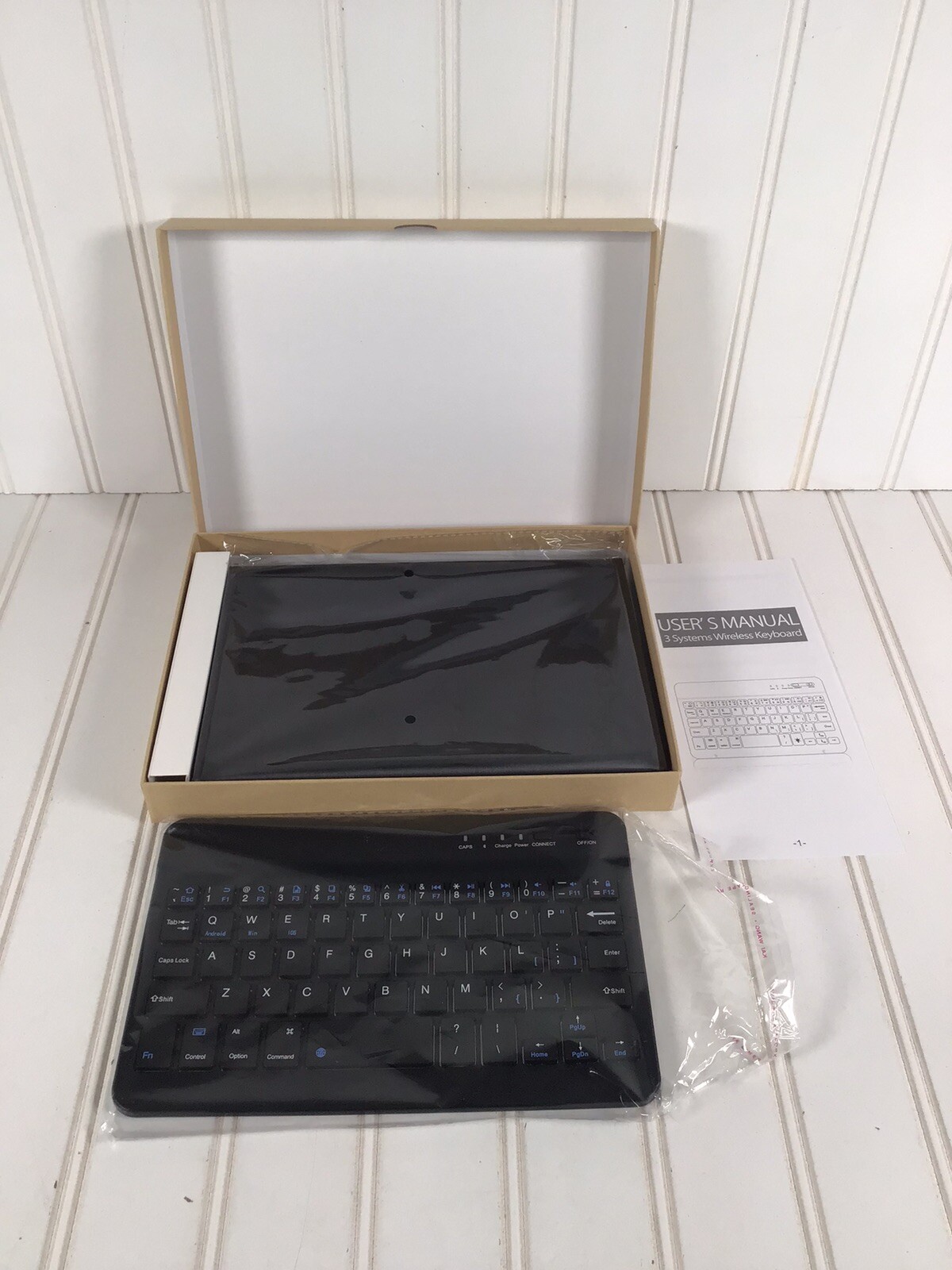 New iPad Bluetooth Wireless Keyboard for Seamless Typing-image