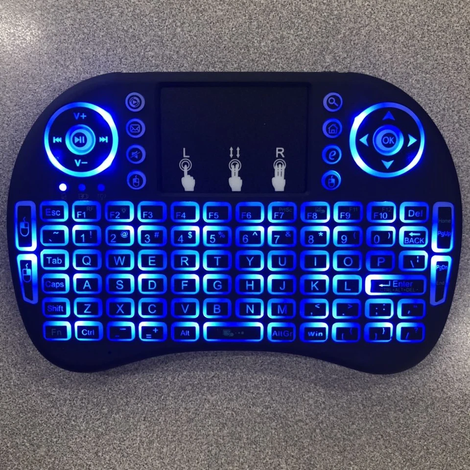 10 x Mini 3 Backlit i8 2.4GHz Wireless Keyboard for Respberry LG TV Box Android - Image 3 of 4