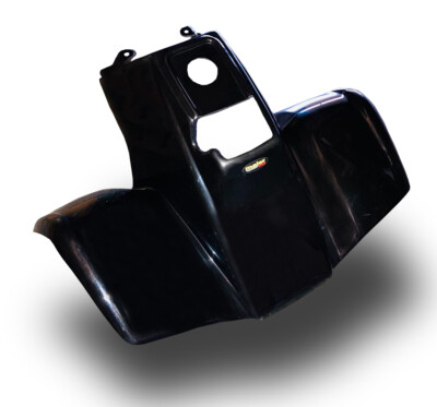 NEW HONDA TRX70 BLACK FRONT PLASTIC FENDER 86-87 PLASTICS | eBay