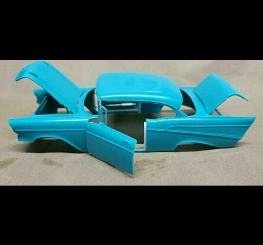 1957 Chevy Bel Air Model Kit (Hood,Doors & Trunk Hinges Only!! No Kit