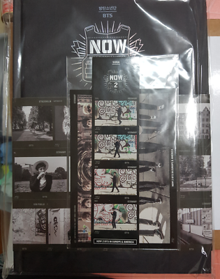 BTS Now 2 Photobook DVD + Bookmark Photo Frame Stand Full Set | eBay