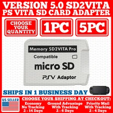 V5.0 SD2VITA Micro SD to Vita Memory Card Pro Adapter For PS PSV 1000/2000 V 5.0