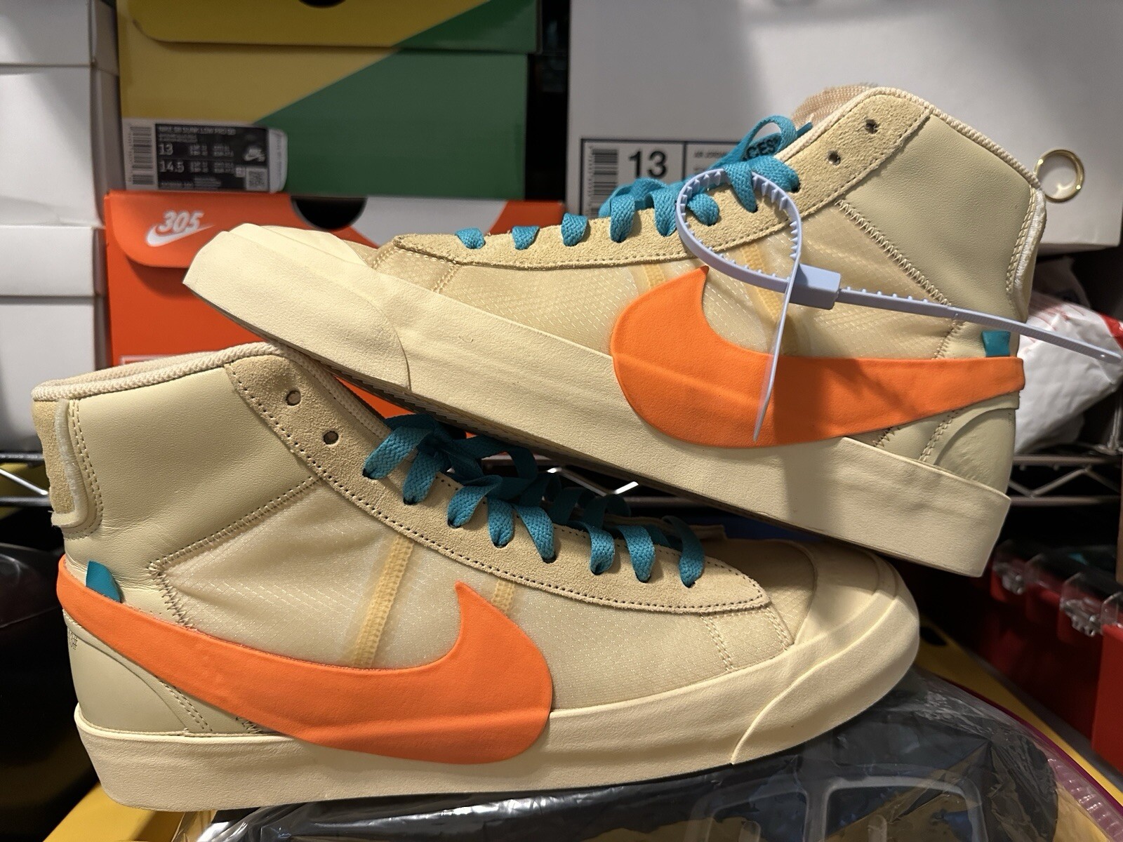 OFF WHITE X NIKE Taglia 13 Nike Off White x Blazer Mid All Hallows Eve