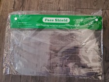 10-Pack Face Shield, Reusable, Anti-Fog Face Mask, Padded, Adjustable, NEW