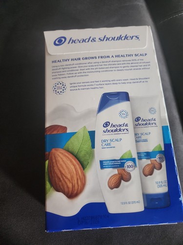 2pk HEAD & SHOULDERS DRY SCALP CARE ALMOND OIL 2 IN 1 SHAMPOO CONDITIONER 12.5oz - Picture 2 of 3