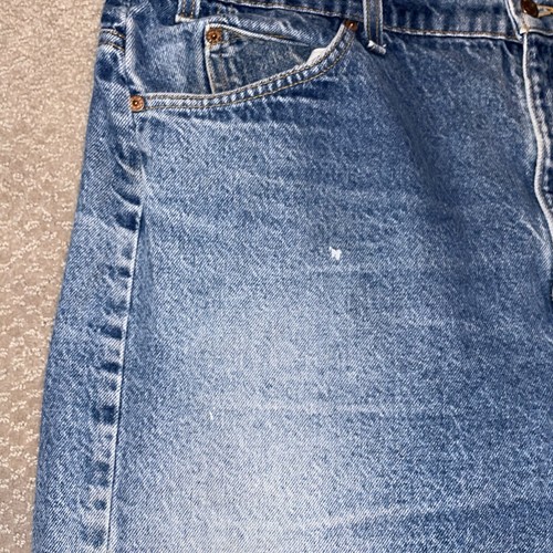 Vintage Levis 505 Jeans Men 42x30 Blue Reg. Fit Straight Leg Orange Tab Denim C9 - Picture 4 of 6