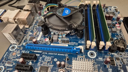 Mainboard Intel DH67BL, Core i3-2120T, 8 GB DDR3, Kühler, Blende, HDMI DVI - Photo 4/5