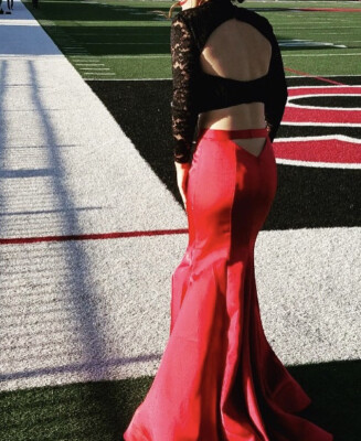 La Femme Formal Homecoming Dress Red Black Size 8 Top Size 6 Skirt Ex Cond | eBay La Femme Formal Homecoming Dress Red Black Size 8 Top Size 6 Skirt Ex Cond | eBay