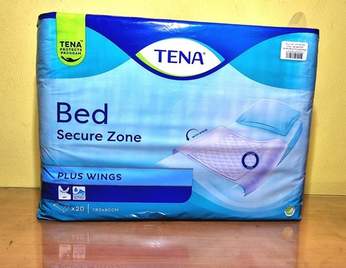 TENA Bed Secure Zone Plus Wings 20pz 180x80cm Traverse Per Letto Assorbente