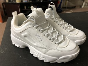 fila disruptor triple white