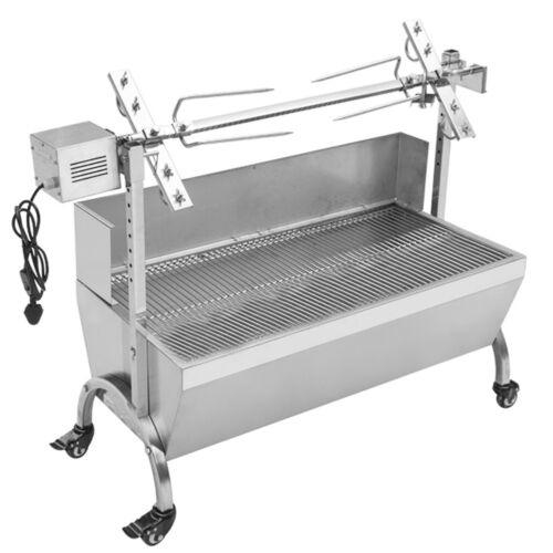 132LBS Hog Roast Machine BBQ Spit Roaster Rotisserie Grill Roasting Motor - 第 1/6 張圖片