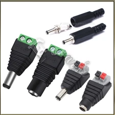 DC Power Connector Jack Plug Socket Adapter Panel Mount PCB for Led Strip CCTV