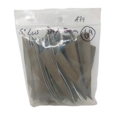 69 Count Archery Arrow Feathers 5" Left Wing Shield: Dark Brown