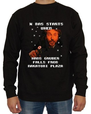 X MAS Starts Sweater Fun Kult Stib langsam Willis Die Hard Schweinebacke Bruce