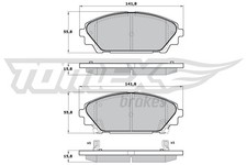Bremsbelagsatz Scheibenbremse TOMEX Brakes TX 17-23 für MAZDA CX 30 DM DK BM BN