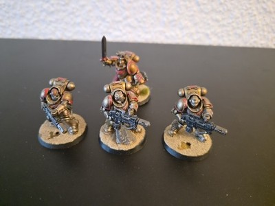 Warhammer 40k Space Marine Captain In Gravis Und 3 Eradicator Bemalt