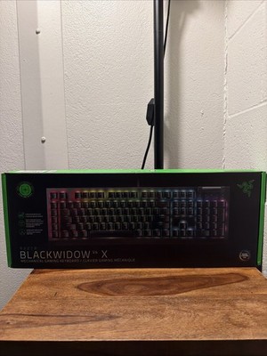 Razer BlackWidow V4 X Mechanical Gaming Keyboard Wired (Green Switch) - New 