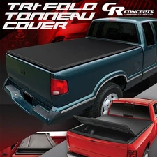 VINYL SOFT TRI-FOLD TONNEAU COVER FOR 94-04 CHEVY S10 GMC SONOMA 6' BED TRUCK