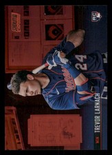 2021 Stadium Club Chrome Red Refractors #367 Trevor Larnach /5