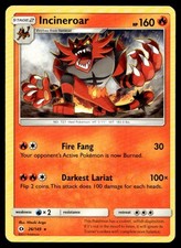 Incineroar 26/149 Rare SM Base Set Pokemon Moderately Played