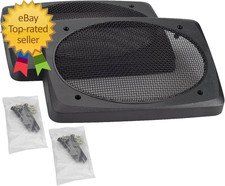 6"X9" Speaker Grills Black Wire Mesh Sold as a Pair