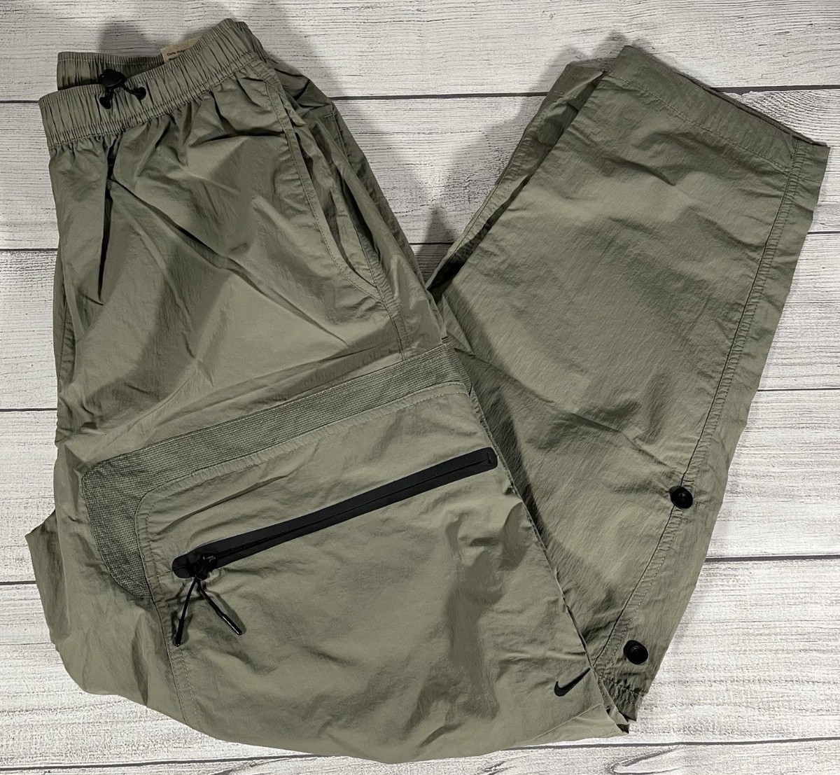 Nike Tech Cargo Pants Woven Light Army Green Black HJ2940-320