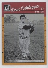 2023 Panini Donruss Retro 1990 Holo Orange Dom DiMaggio #280 0b61