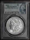 2021-P (MS70) Morgan Silver Dollar $1 PCGS - 100th Anniversary