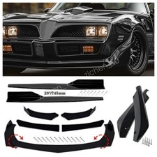 Front Bumper Lip Spoiler Side Skirt Rear Lip For 1979-1981 Pontiac Firebird Us