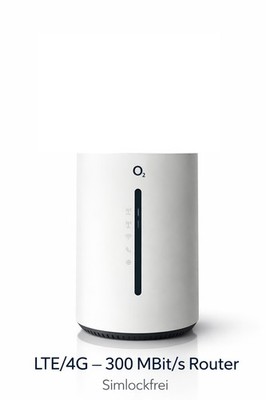 o2 HomeSpot SIM-Karten Router Simlockfrei 4G LTE WLAN Internet 300 MBit/s Weiß